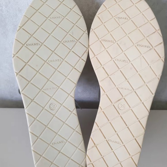 CHANEL Lamé Boy Creepers - Picture 6 of 8